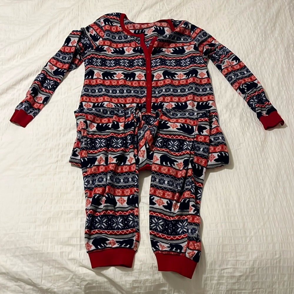 Women’s Fleece Christmas Onesie Pajamas - Size Large